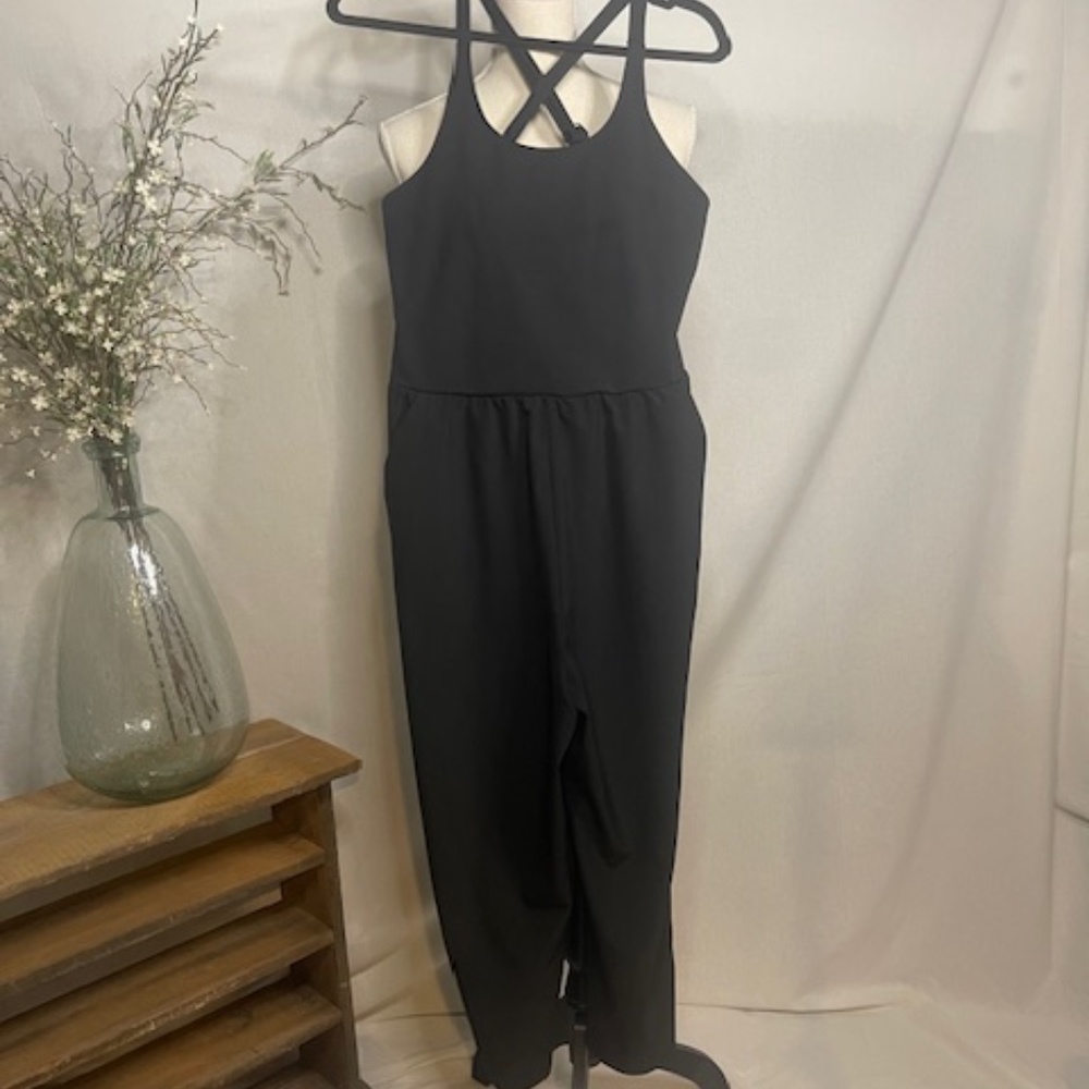 Sincerely Jules Active Wear Jumpsuit Women’s Black Large